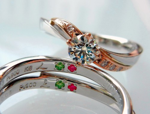 ラパージュ☆ダリア 結婚指輪 - マリッジリング ブライダル 婚約指輪 - エンゲージリング 婚約指輪＆結婚指輪 - セットリング 