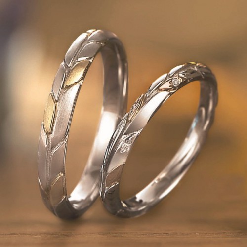 ラパージュ☆コンビネーションリング 結婚指輪 - マリッジリング ブライダル 