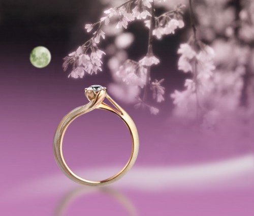 桜の季節に。 ブライダル 婚約指輪 - エンゲージリング 日記 
