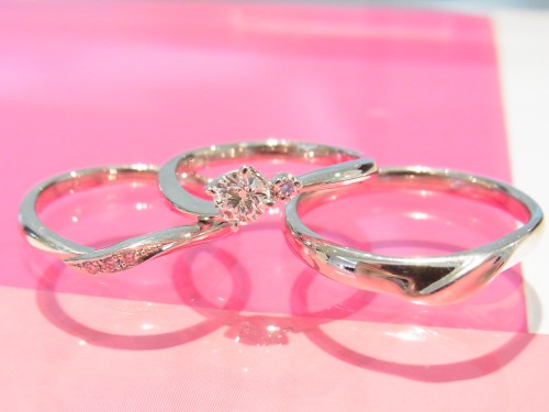 カフェリング☆誕生石プレゼントフェア　リングの内側に一石お入れします♪ 結婚指輪 - マリッジリング ブライダル 婚約指輪 - エンゲージリング 婚約指輪＆結婚指輪 - セットリング イベント・フェアー 