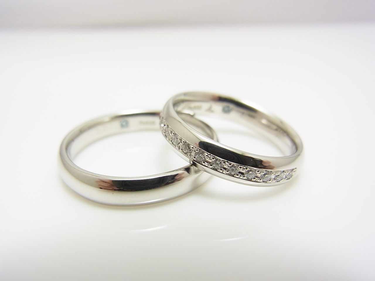 ラパージュ☆結婚指輪（マリッジリング） アムルー×ランコーントルをお好きな素材で