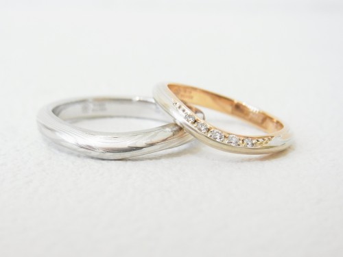 杢目金屋☆マリッジリング☆期間限定展示 結婚指輪 - マリッジリング ブライダル 婚約指輪＆結婚指輪 - セットリング 