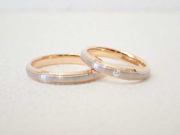フラー・ジャコー♪コンビネーション 結婚指輪 - マリッジリング ブライダル 婚約指輪＆結婚指輪 - セットリング 
