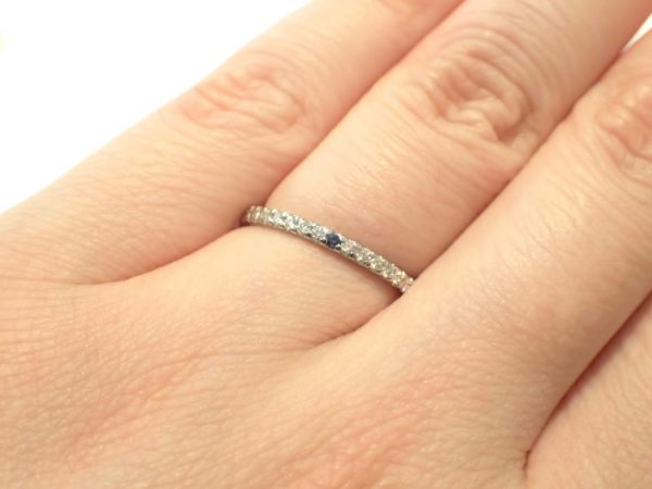サムシングブルー新作☆ダイヤモンドフルエタニティーリングが入荷しました♪ ファッションジュエリー 結婚指輪 - マリッジリング ブライダル 婚約指輪 - エンゲージリング 