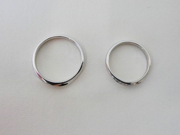 大人可愛いシンプルさが人気♡カフェリングのマリッジリング 結婚指輪 - マリッジリング ブライダル 