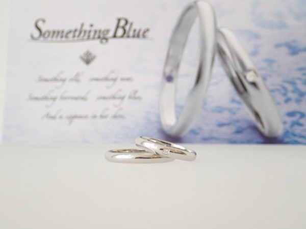 サムシングブルーマリッジリング☆H＆Cグレードアップキャンペーン 結婚指輪 - マリッジリング ブライダル 