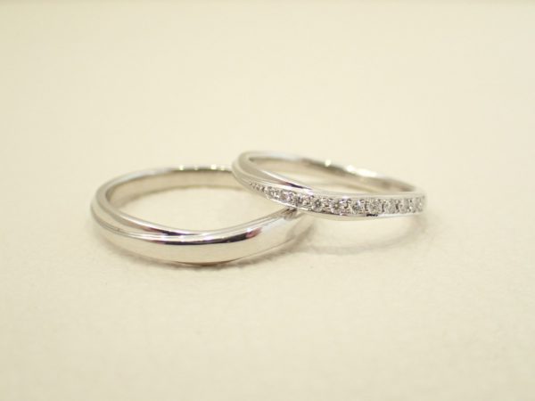 CafeRing/幸せを表現したセットリング 結婚指輪 - マリッジリング ブライダル 婚約指輪 - エンゲージリング 婚約指輪＆結婚指輪 - セットリング 