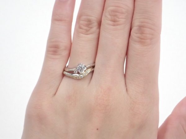 美女と野獣ブライダルコレクション☆新たな組み合わせのセットリング 結婚指輪 - マリッジリング ブライダル 婚約指輪 - エンゲージリング 婚約指輪＆結婚指輪 - セットリング 