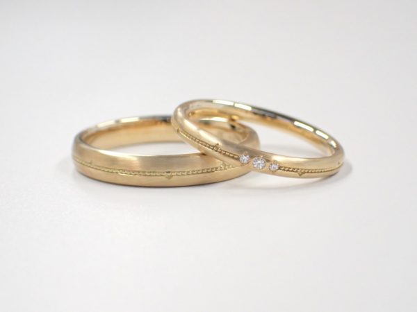 美女と野獣ブライダルリング☆『薔薇のとげ』をイメージしたデザイン 結婚指輪 - マリッジリング ブライダル 