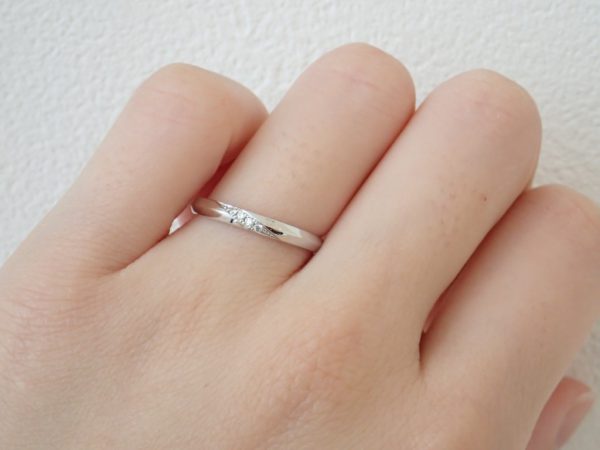 カフェリング大人気リング☆リュミエール 結婚指輪 - マリッジリング ブライダル 