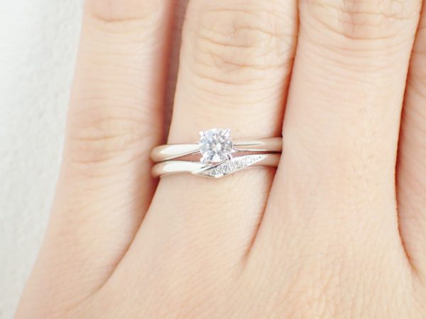 CafeRing☆ブライダルリングも重ねづけが可愛い！！ 結婚指輪 - マリッジリング ブライダル 婚約指輪 - エンゲージリング 婚約指輪＆結婚指輪 - セットリング 