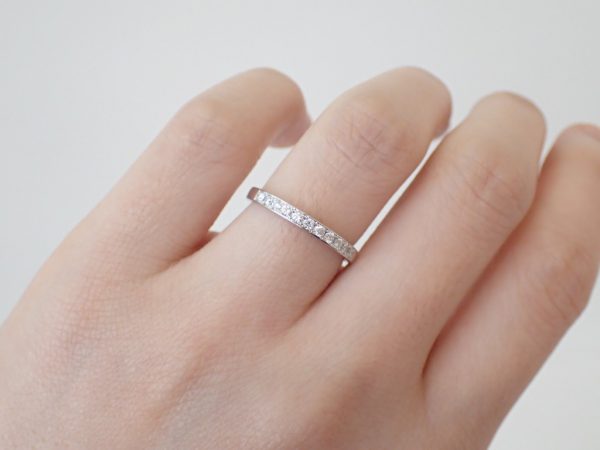oomiya和歌山本店で人気のハーフエタニティリング！ 結婚指輪 - マリッジリング ブライダル 婚約指輪 - エンゲージリング 