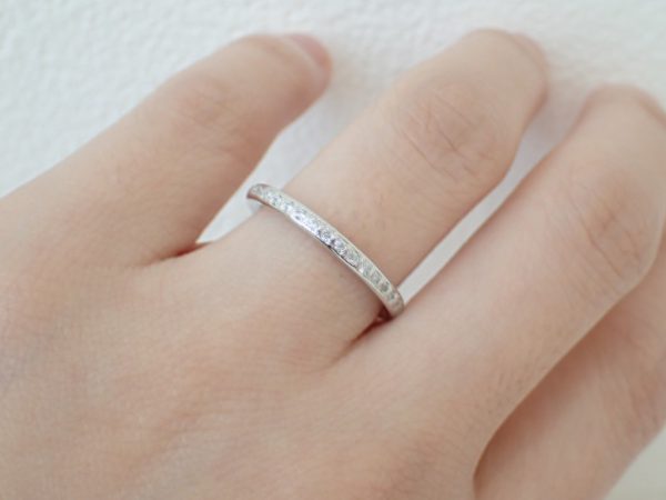 oomiya和歌山本店で人気のハーフエタニティリング！ 結婚指輪 - マリッジリング ブライダル 婚約指輪 - エンゲージリング 